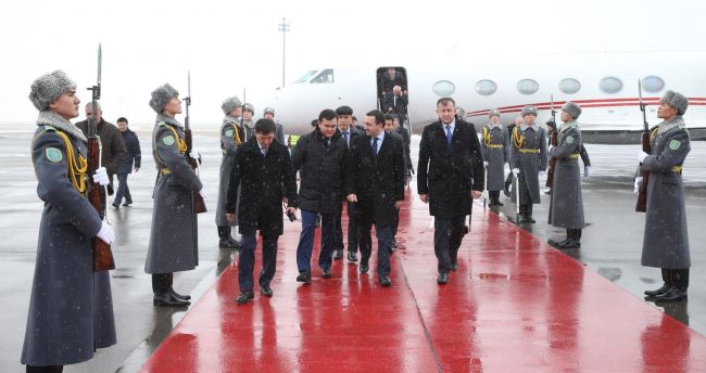 The visit of the Prime Minister to Kazakhstan has started