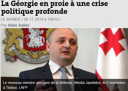 Le Monde – government of Georgia in deep political crisis: who is the gray eminence?