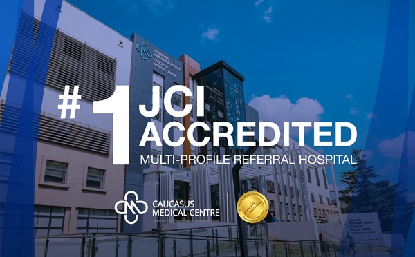 The Caucasus Medical Centre has become the first JCI accredited multi-profile referral hospital in the country