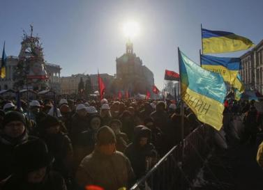 Protests continue in Ukraine in anticipation of changes to the government system
