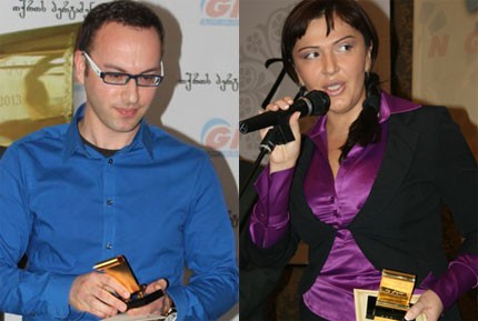  Inga Grigolia and Giorgi Gabunia were named as best journalists of 2014