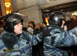 At Moscow protest actions two Georgians detained