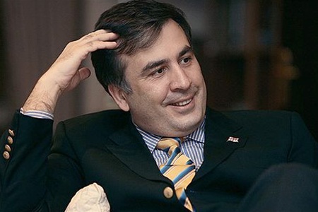 Saakashvili interviewed by a Egyptian TV Alhyat