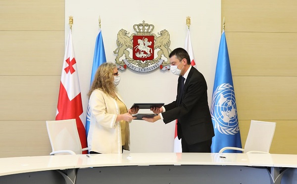 Georgia and United Nations sign a 2021-2025 cooperation pact
