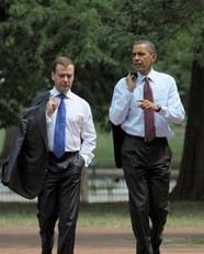 Georgia issue discussed by Obama, Medvedev