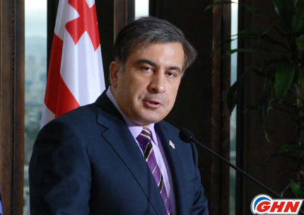 Saakashvili delivered speech at Princeton University