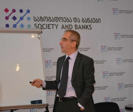 The first deputy of General Director of TBC Bank visited Economic Media School