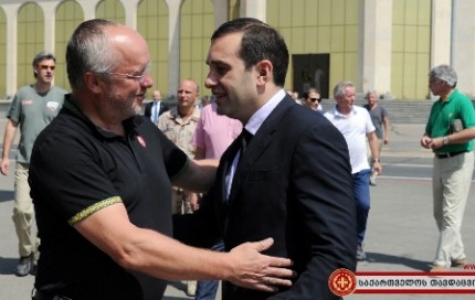  Irakli Alasania met his Lithuanian colleague 