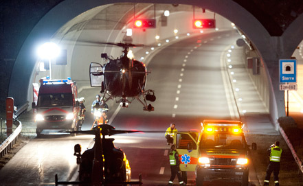 Belgium coach crash in Switzerland tunnel kills 28