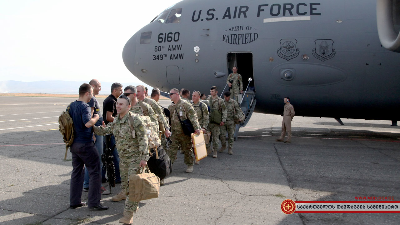 Reinforced Platoon of 13 Battalion Returned to Georgia