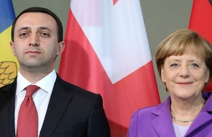 The telephone conversation took place between Prime Minister of Georgia and Chancellor of Germany