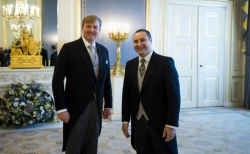 The Georgian Ambassador has presented his Credentials to the King Willem-Alexander of the Netherlands