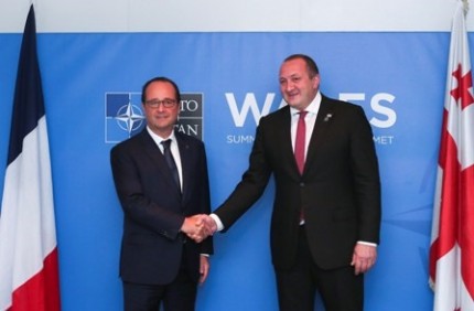Bilateral meeting between the Presidents of Georgia and France