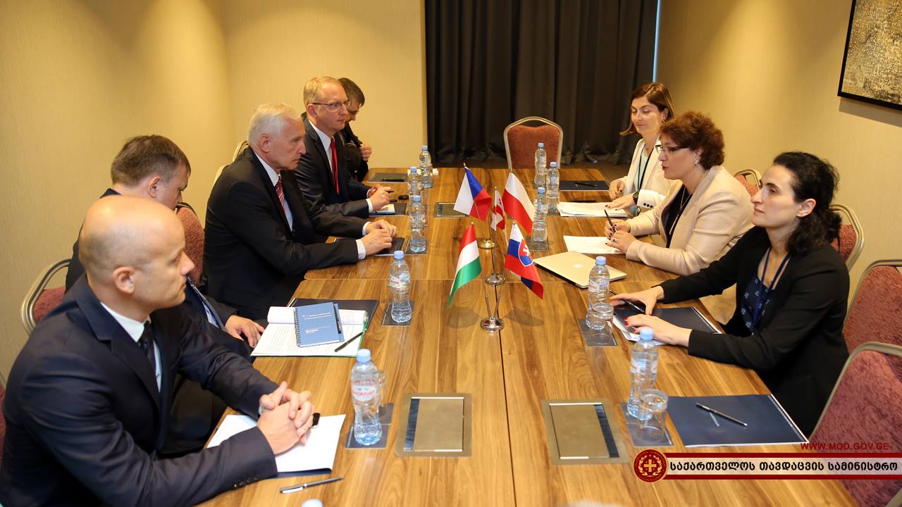  Defense Minister conducts bilateral meetings in frames of  Georgia s European Way in Batumi