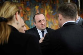 President of Georgia meets with EU member state’s ambassadors