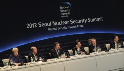 Saakashvili addressed Nuclear Summit in Seoul