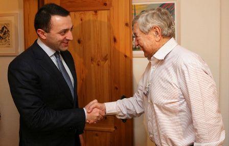 Georgian PM meets George Soros