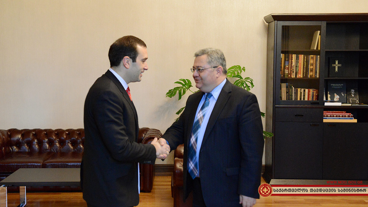 Defence Ministry of Georgia Meets with Chairman of Parliament