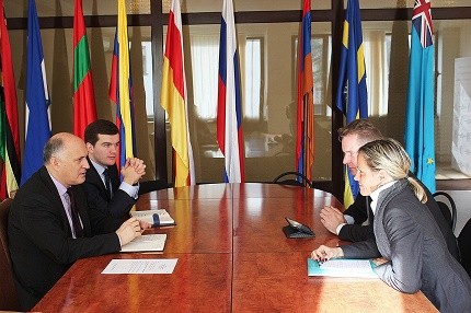 Viacheslav Chirikba met the representatives of delegation of European Union