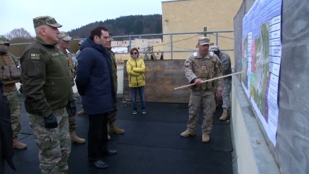 Georgia’s Minister of Defence visits the U.S military base "Hohefelse" in Germany