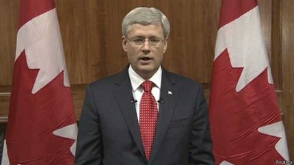 Ottawa shootings: Canada not intimidated - PM Harper