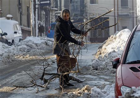 Scores dead as Eastern Europe temperatures plummet to -30C