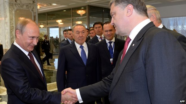 Ukraine crisis: Poroshenko vows `roadmap` for peace