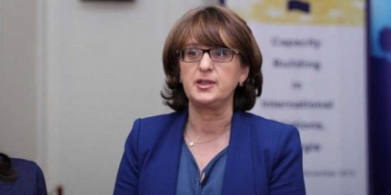 Maia Panjikidze congratulated the Minister of Internal Affairs opening of temporary accommodation center of migration 