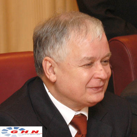 Lech Kaczynski awarded title of National Hero of Georgia 