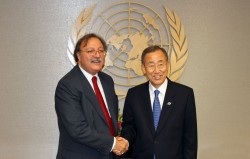 Georgian Foreign Minister met with UN Secretary General