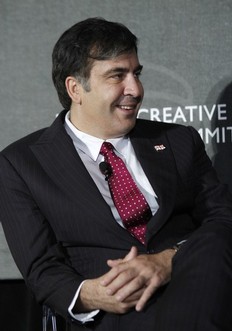 Georgian president Mikheil Saakashvili held meetings in US Congress