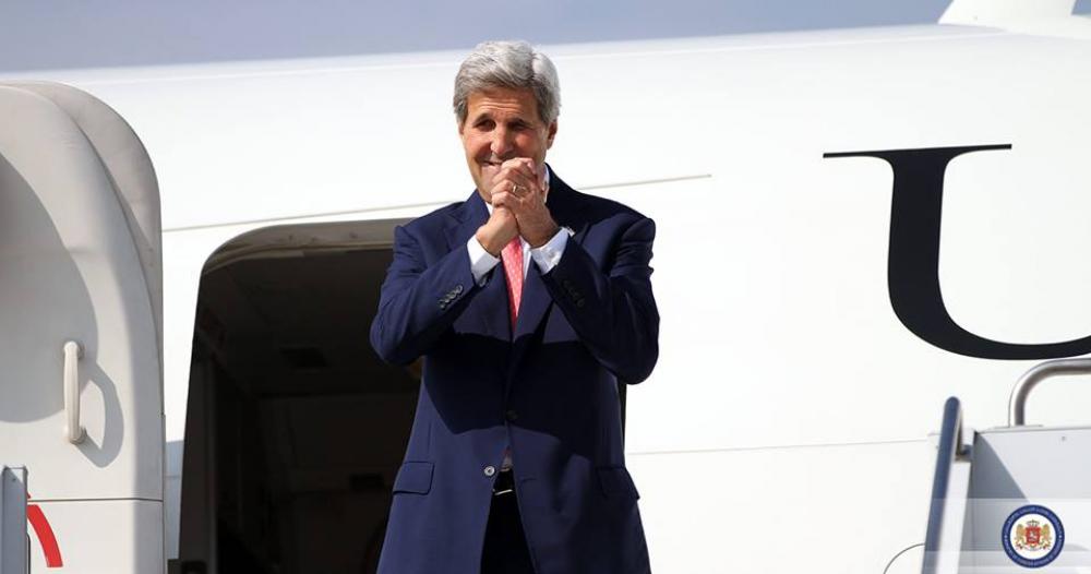 John Kerry departed from Georgia