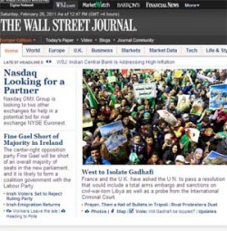 Wall Street Journal Protesting disposition index near to Egyptian one in Georgia