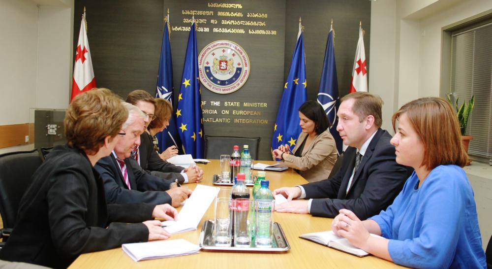 Alex Petriashvili met the Delegation of the France-Caucasus Parliamentary Friendship Group