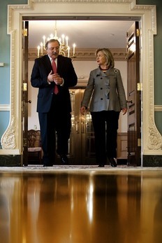 Hillary Clinton and Grigol Washadze discussed Georgian USA relations