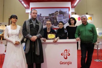 Georgian stand received award on International Tourist Exhibition in Istanbul