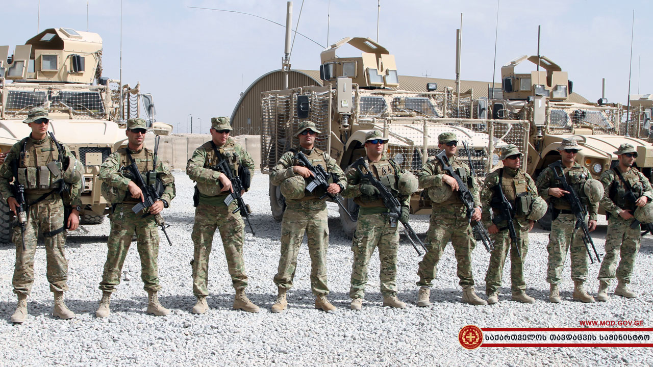 Security operations led by the Georgian military in Kandahar 