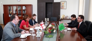 The newly appointed Turkmen Ambassador to Georgia has presented copies of his credentials to the Georgian Foreign Minister