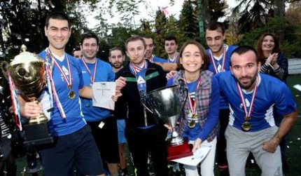 TBC Bank took first place in sports festival held between collaborators of the companies