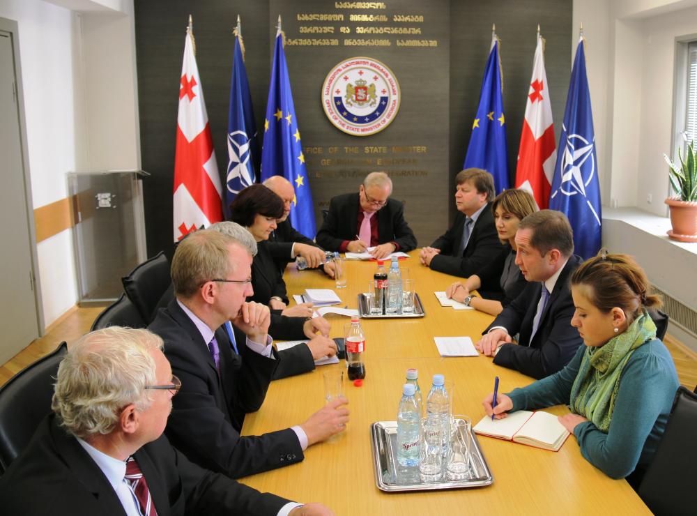 Alex Petriashvili held meeting with the Members of the Committee on EU Affairs of the Senate of the Parliament of the Czech Republic