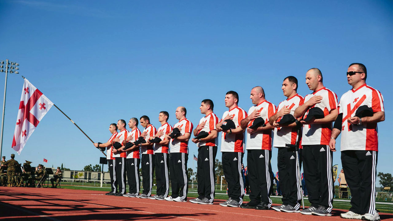 Georgian Military Lead in ``Wounded Warriors Regiment``