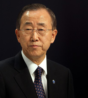 Pan Ge Moon: people living in conflict zones can rely on UN 