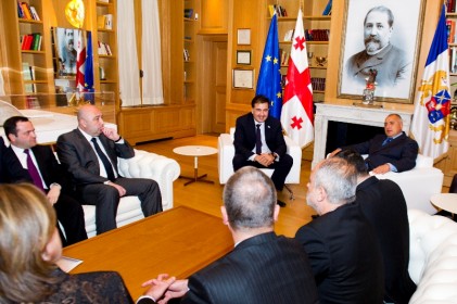 Mikheil Saakashvili met Bulgarian Prime Minister