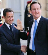 Sarkozy and Cameron addressed to Libyan people