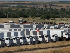 Russian humanitarian aid still not cleared