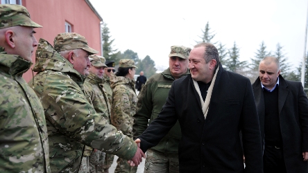 President of Georgia visited Tserovani Rehabilitation Center