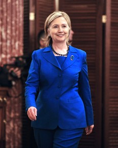 Hillary Clinton met with women leaders