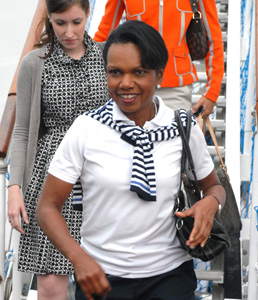 Former Secretary of State Condoleezza Rice visits Batumi