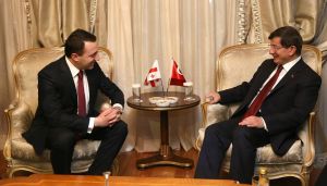 Irakli Garibashvili Meets with Ahmet Davutoglu