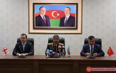 There was held tripartite meeting between ministers of defense of Georgia, Azerbaijan and Turkey  